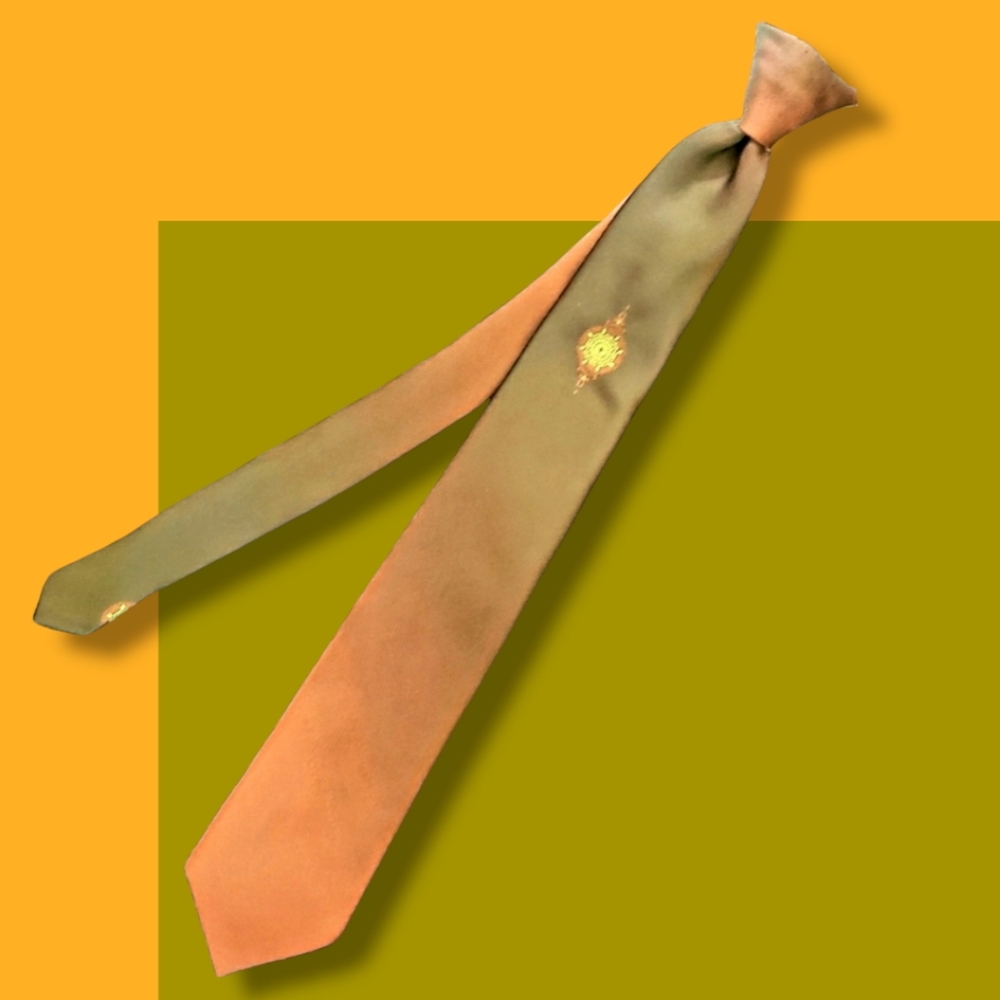 Vintage MCM Atomic Burst Skinny Tie
